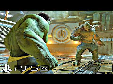 AVENGERS (PS5 Pro) HULK Vs Abomination Boss Fight 4K 60FPS