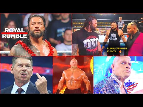 Ye KYa tha..🔥' Roman / Rock finally, Jacob will attack Solo, Brock Lesnar.. Royal Rumble Winner 100%