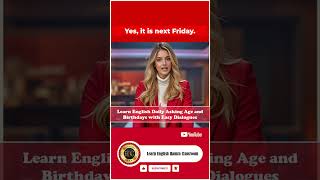 Learn English Daily: Asking Age & Birthdays | Easy Dialogues 🗣️