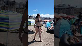 🇦🇷 Mar del Plata Beach Warm Sun and Sea