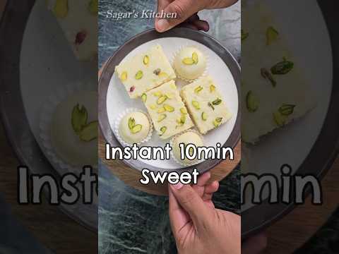 Instant Sweet Recipe...Mithai ki Easy RecipeJhatphat Taiyaar #Shorts