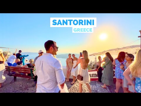 Santorini, Greece 🇬🇷 | The Most Fantastic Island In Europe | 4K Walking Tour