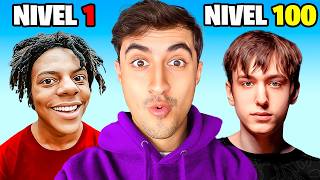 Reaccioné a CLIPS NIVEL 1 hasta NIVEL 100 en FORTNITE!