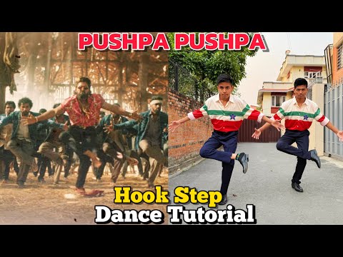 Pushpa Pushpa: Hook Step Dance Tutorial | Allu Arjun | Pushpa 2 The Rule | Step by Step