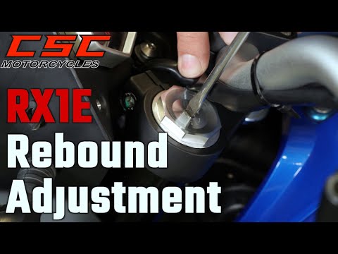 CSC RX1E Electric Motorcycle: Rebound Adjustment Made Easy