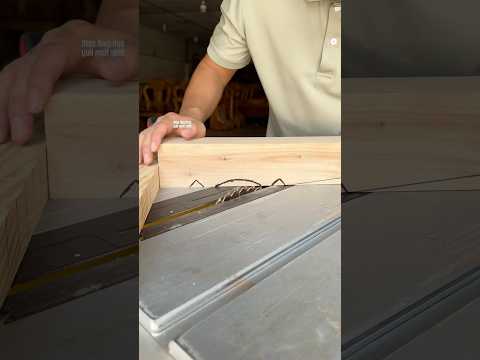 Cách tạo dáng chân bàn với máy cưa. #diy #tips #woodworking