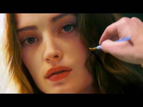 REALISTIC OIL PAINTING PORTRAIT ART FULL DEMO :: ETHER by Isabelle Richard