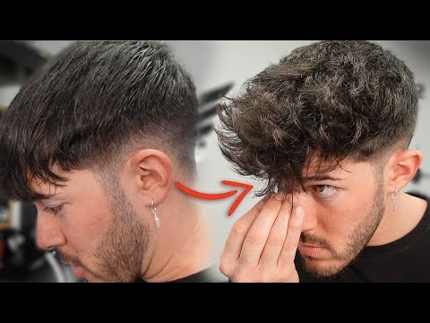 COMO RIZAR y ONDULAR el PELO de hombre FACIL - De LACIO a RIZADO o CHINO