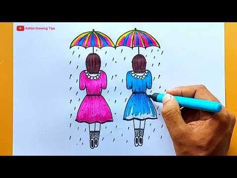 How to draw two best friend love | ( 7x6 dots)  | Best friend drawing | Bff Drawing | girl drawing