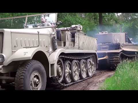 The Sd.Kfz. 9 "Famo" German heaviest half-track vehicle used in World War II #ww2 #Germany #military