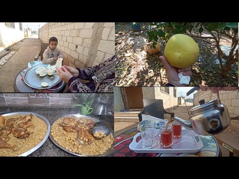 روتيني انا واختي مع طبخة من التراث الاردني الفلسطيني ع اصولها 👌