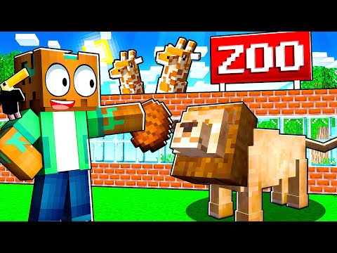 Hice Un ZOO para los ANIMALES en Minecraft!