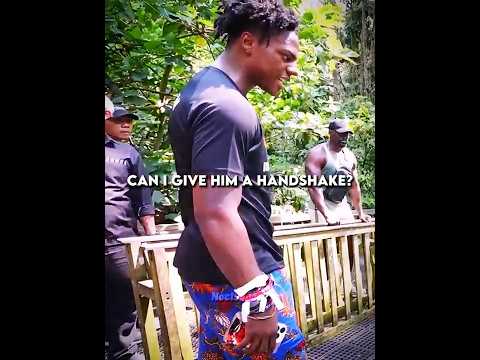 iShowSpeed Tries to Handshake a Monkey ๐๐ #ishowspeed #funny #funnyvideo