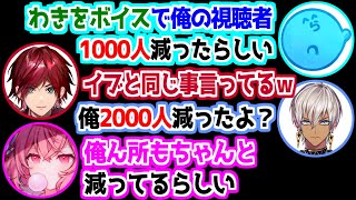 【MADTOWN】わきをボイスで視聴者が減ってしまうイブラヒムたち【にじさんじ/切り抜き/イブラヒム/ローレン・イロアス/らっだぁ/なるせ】
