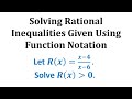 Rational Inequalities and Their Solutions