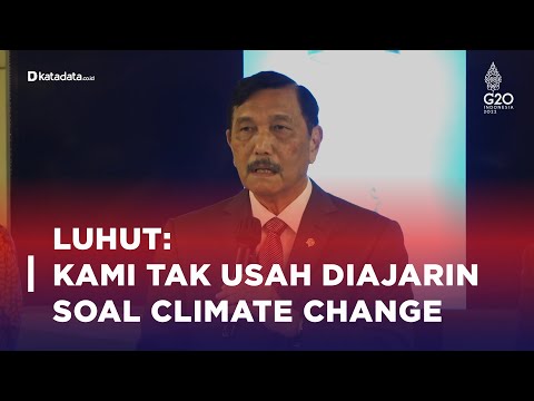 Soal Negosiasi Penurunan Emisi, Luhut Tegaskan RI Tak Bisa Didikte AS | Katadata Indonesia