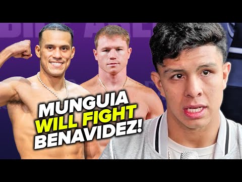 Jaime munguia confirms he will fight david benavidez with canelo win!