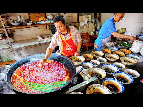 Most EXTREME Chinese Street Food Tour of Chengdu, China - 16 Hour SPICY Street Food Tour!