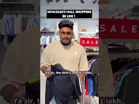Shopping in Mall be like 🤑🤑#vikkals #shopping