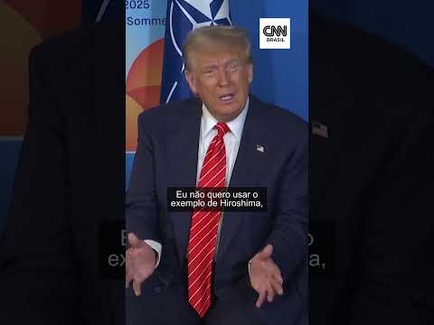 ​Trump compara bombardeio em Hiroshima com ataque no Irã