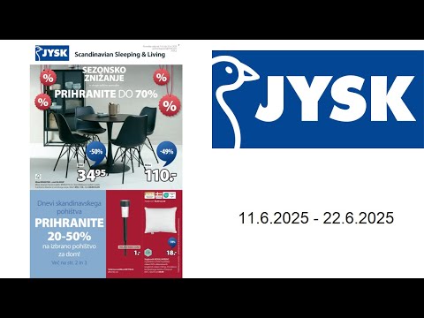 JYSK katalog - 11.6. - 22.6.2025