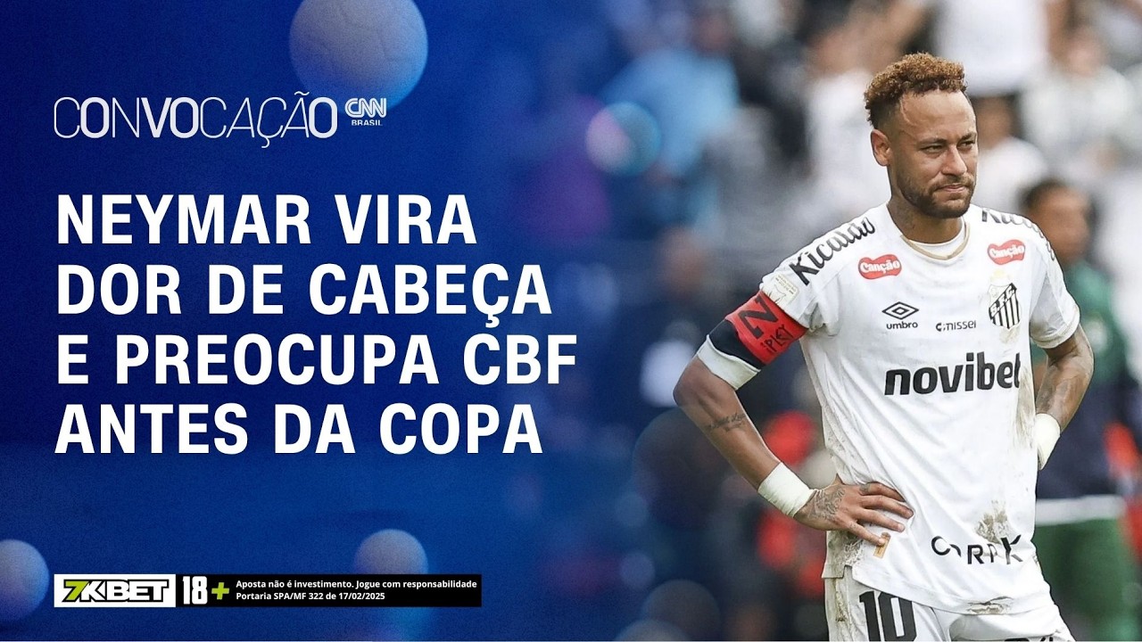 NEYMAR VIROU PROBLEMA? Lesão gera tensão na CBF e pressão sobre Ancelotti | Convocação CNN