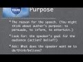 SOAPSTone Speech Evaluation Concepts