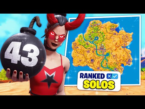 Destroying Fortnite Reload Ranked SOLOS... (Ranked Reload)