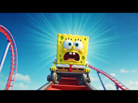 SpongeBob | Roller Coaster | The Fiery Fist O' Pain