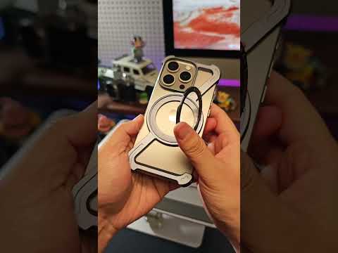 Drop-proof and wear-resistant metal shell, z-type creative buckle design.#iphone17promax #creative