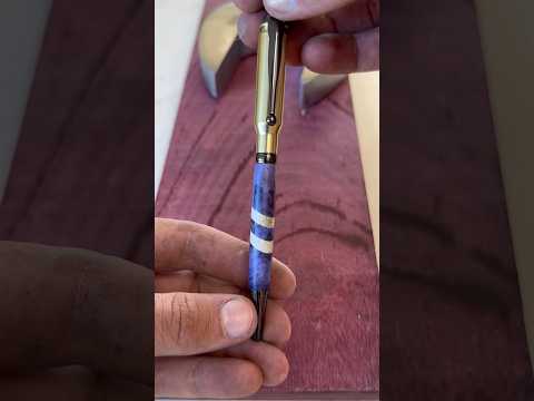 Pen Making with BEAUTIFUL Elder Burl! #craft #art