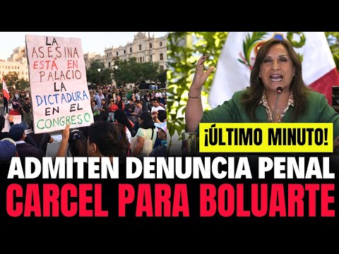 ¡ÚLTIMO MINUTO! EL DESTINO DE DINA BOLUARTE ES LA CÁRCEL