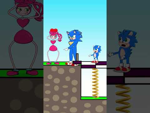 Don't Be Materialistic | Let's Be With Baby Mom And Dad Amy Sonic #animation #story #meme