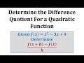 Understanding the Difference Quotient