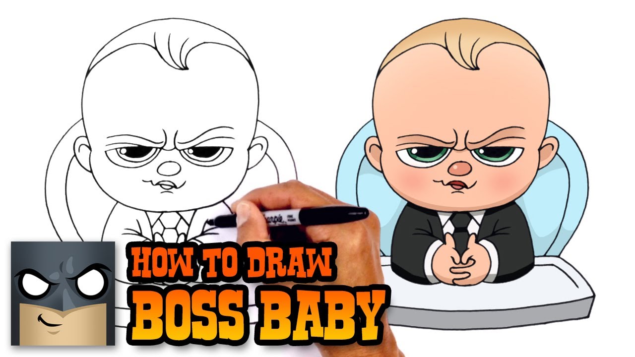 How to Draw Boss Baby - Drawing Tutorial