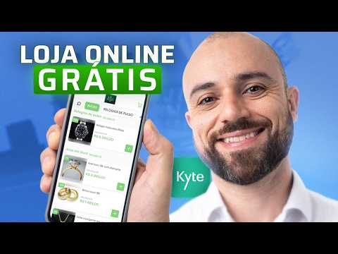 ⭐️Como Criar LOJA ONLINE GRÁTIS com o App KYTE | Abrir Loja e Catálogo Virtual 2025