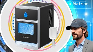 EUHOMY LunaArc Portable Crystal Crescent Ice Maker