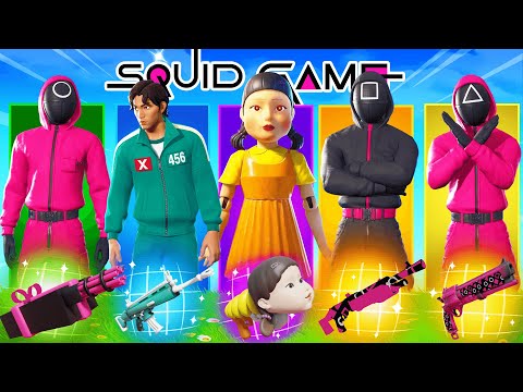 Die ,,ZUFÄLLIGE" SQUID GAME BOSS CHALLENGE in Fortnite!