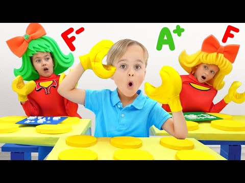 Приключение в Лего школе для детей!