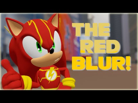 SONIC THE RED FLASH THEME! DC X SONIC CROSSOVER