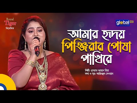 Amar Hridoyo Pinjirar Posha। আমার হৃদয় ও পিঞ্জিরার পোষা পাখিরে | Bangla Song | Nusrat Jahan Riya