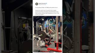 His Squats Were ALL IMMACULATE!😍