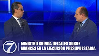 Ministro brinda detalles sobre avances en la ejecución presupuestaria