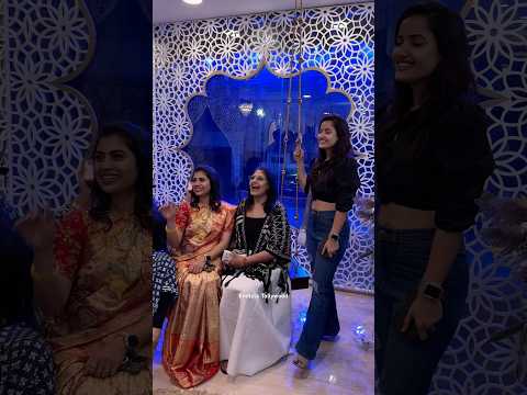 #rjkajal And #sirihanumanth At Bigg Boss #akhilsarthak Salon Opening #ytshorts #shorts