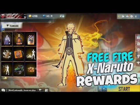 FREE FIRE NEW EVENT | NARUTO FREE FIRE COLLABORATION DATE | FREE FIRE X NARUTO COLLABORATION REWARDS