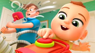 Colors & Shapes with Buttons | Newborn Nursery Rhymes & Songs For Kids