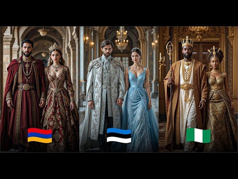 Royal Kings and Queens around the World 🔥 #countries #aifusion #aiart