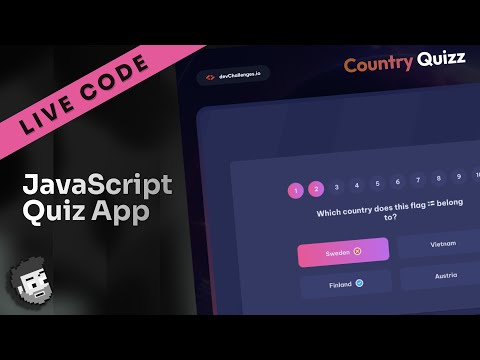 Live Code: JavaScript Quiz App
