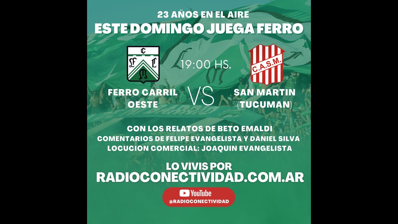 Ferro Carril Oeste vs. San Martín (T) (07/07/2024)