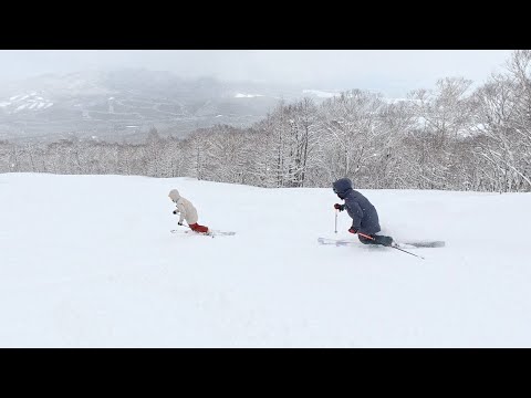 ボッコボコの悪雪をテレマークで滑るときのコツ［テレマークすきー］